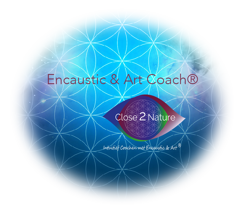 Encaustic & Art Coach embleem